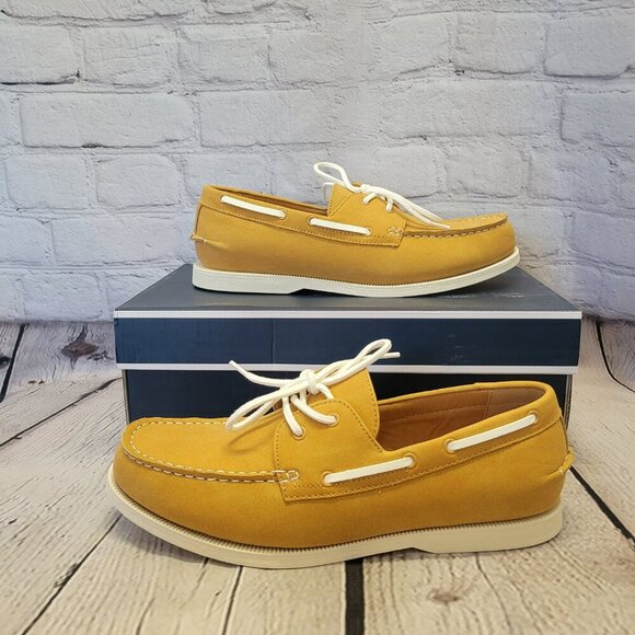 Club Room Men's Elliot Lace-Up Boat Shoes- Sand - Picture 4 of 9